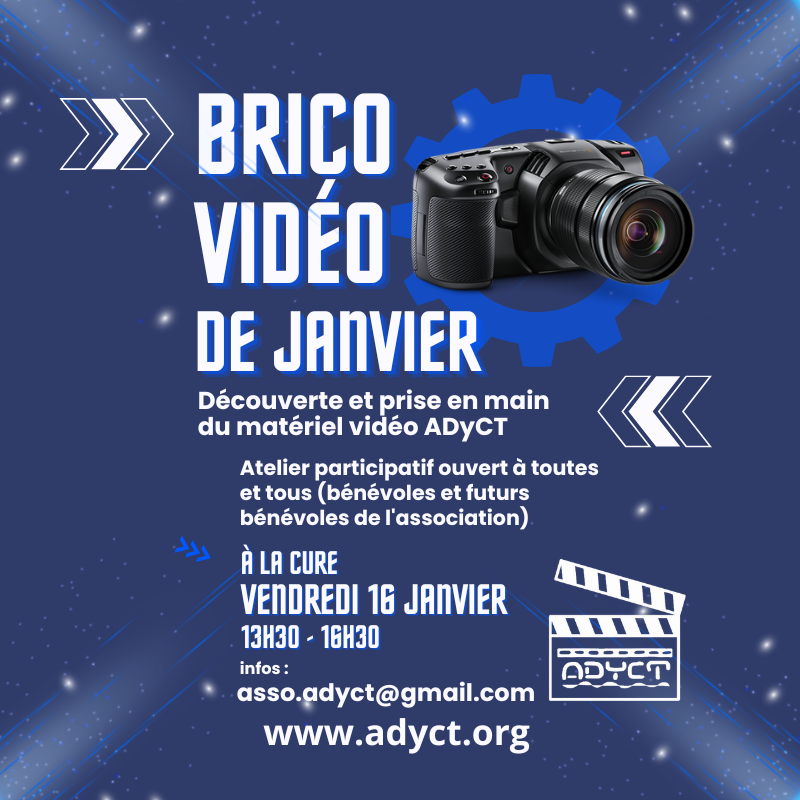 Brico vidéo de janvier atelier adultes